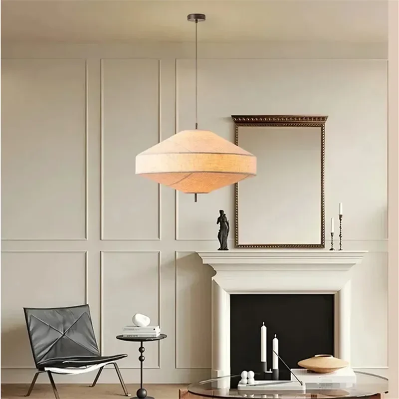 Wicker Pendant Shade - Wabi Sabi handgewebte Rattan-Pendelleuchte, Boho-Stil, Naturfaser-Schirm