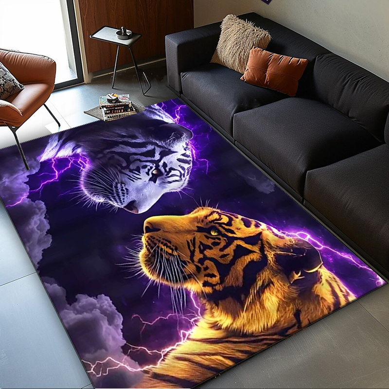 Interior Design Your Home - Tigergesichtsteppich mit elektrischer Wirkung zum Erstellen