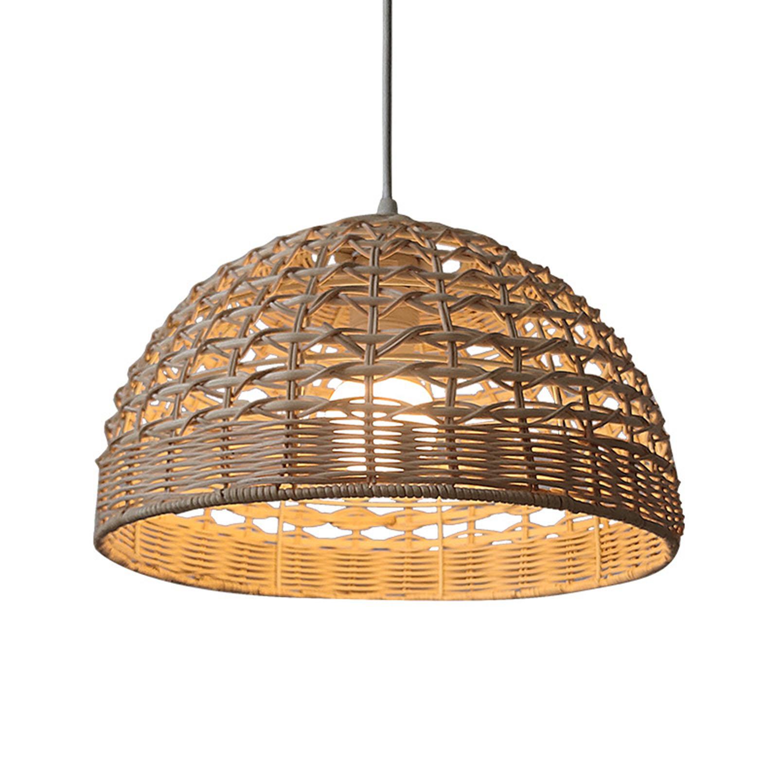 Rattan-Lampenschirm, Weiden-Pe – Wicker Pendant Shade Bewertung und Preis
