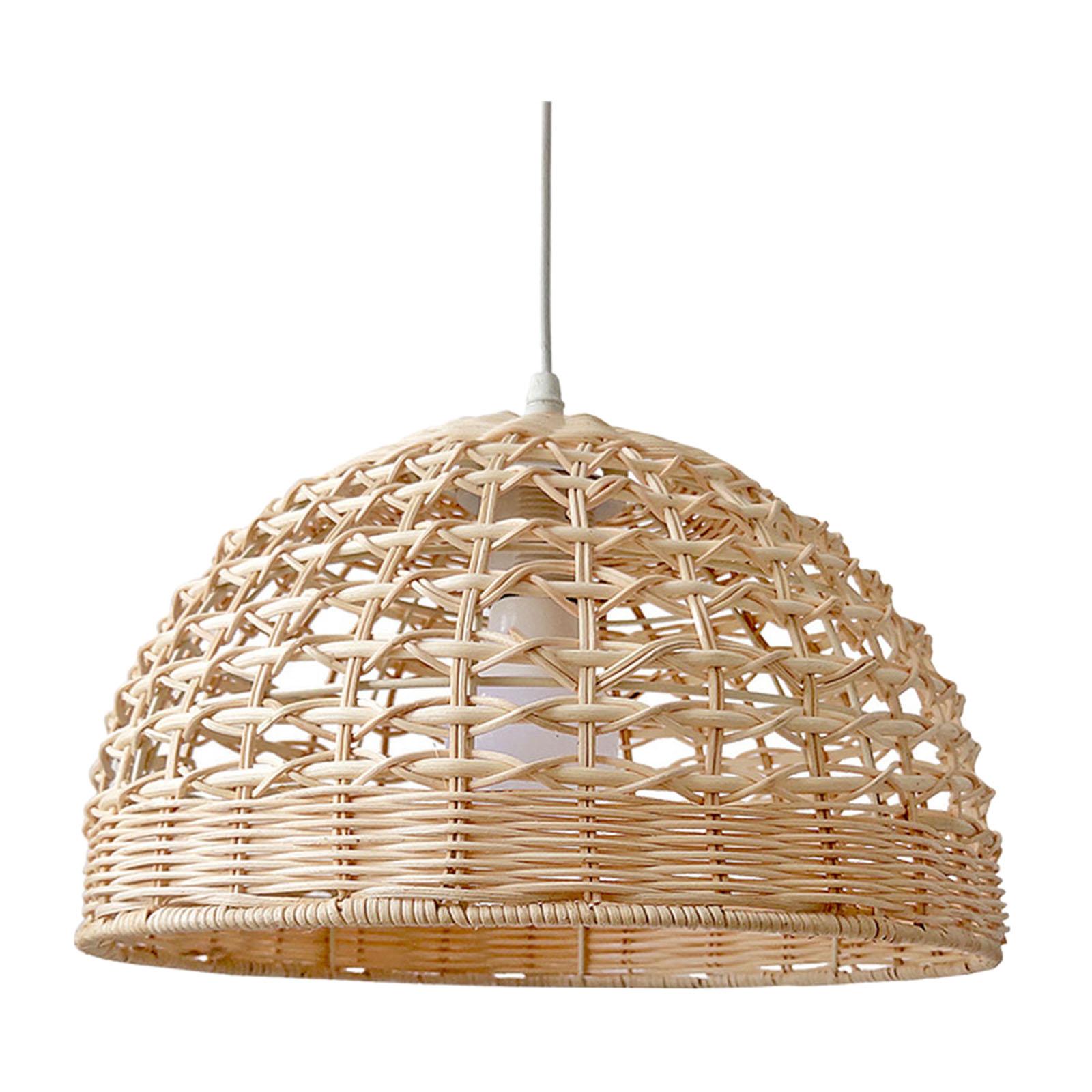 Rattan-Lampenschirm, Weiden-Pe – Wicker Pendant Shade Bewertung und Preis