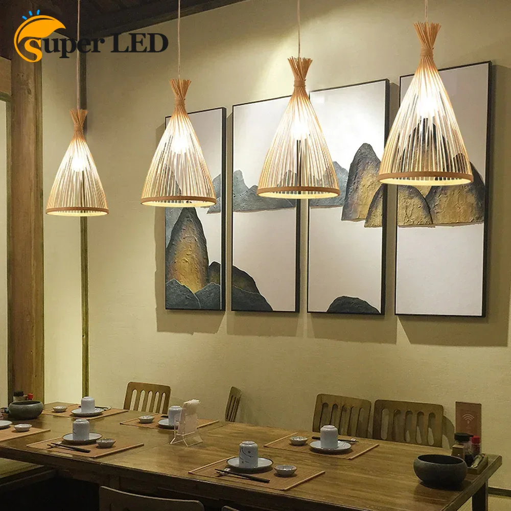 Japanischer Kronleuchter natür – Wicker Pendant Shade Bewertung und Preis