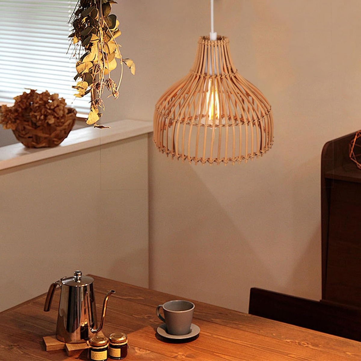 Rattan gewebte Pendelleuchte i – Wicker Pendant Shade Bewertung und Preis