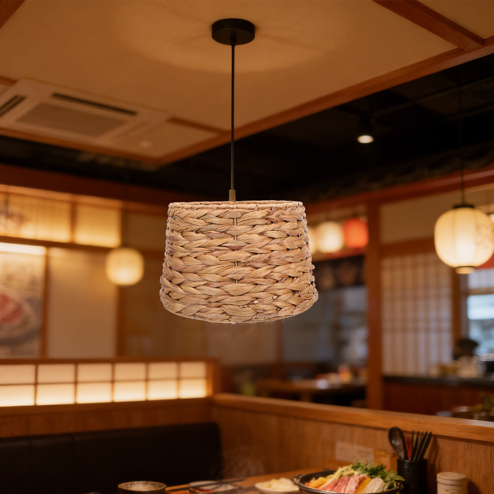 Seegras-Trommellampenschirm 42 – Wicker Pendant Shade Bewertung und Preis