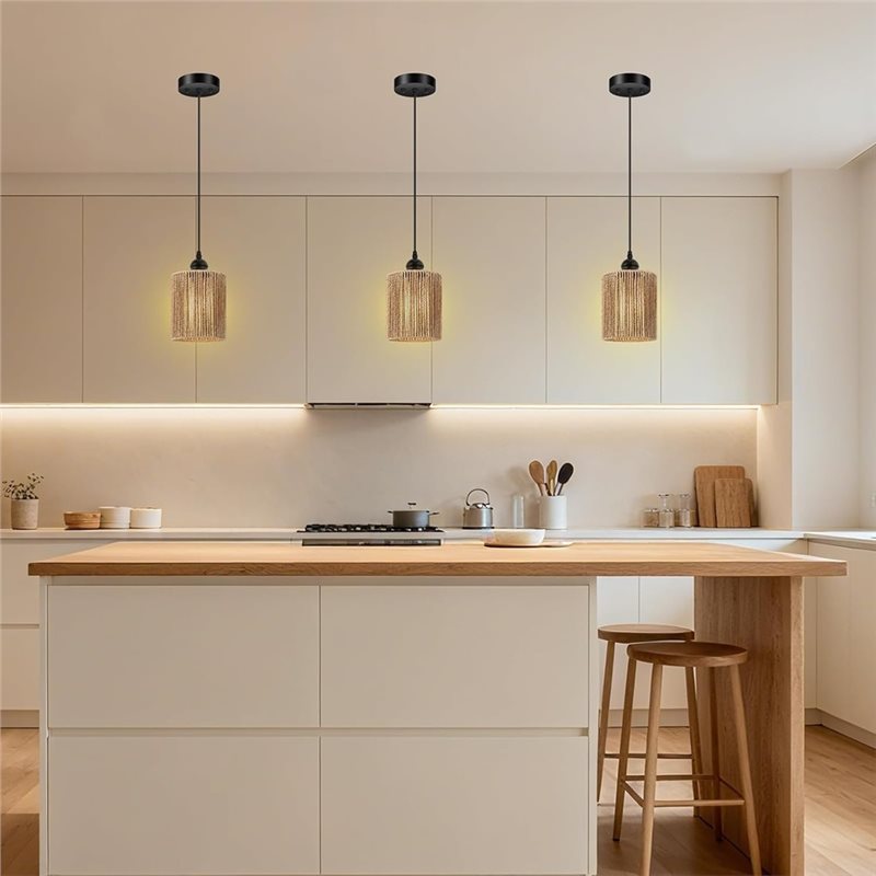 ABKL-Handgewebter Weiden-Lampe – Wicker Pendant Shade Bewertung und Preis