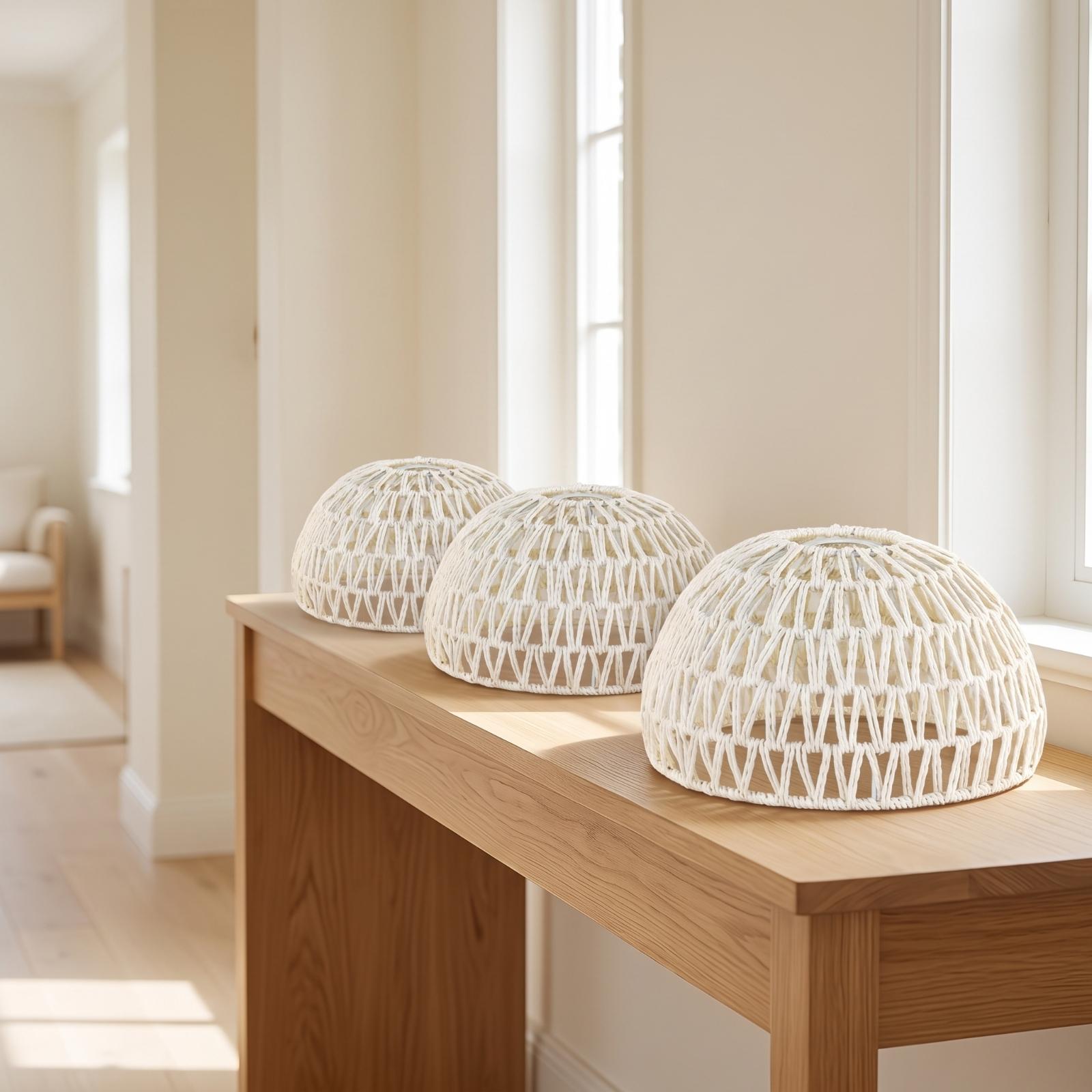 Lampenschirm aus Papierseil im – Wicker Pendant Shade Bewertung und Preis