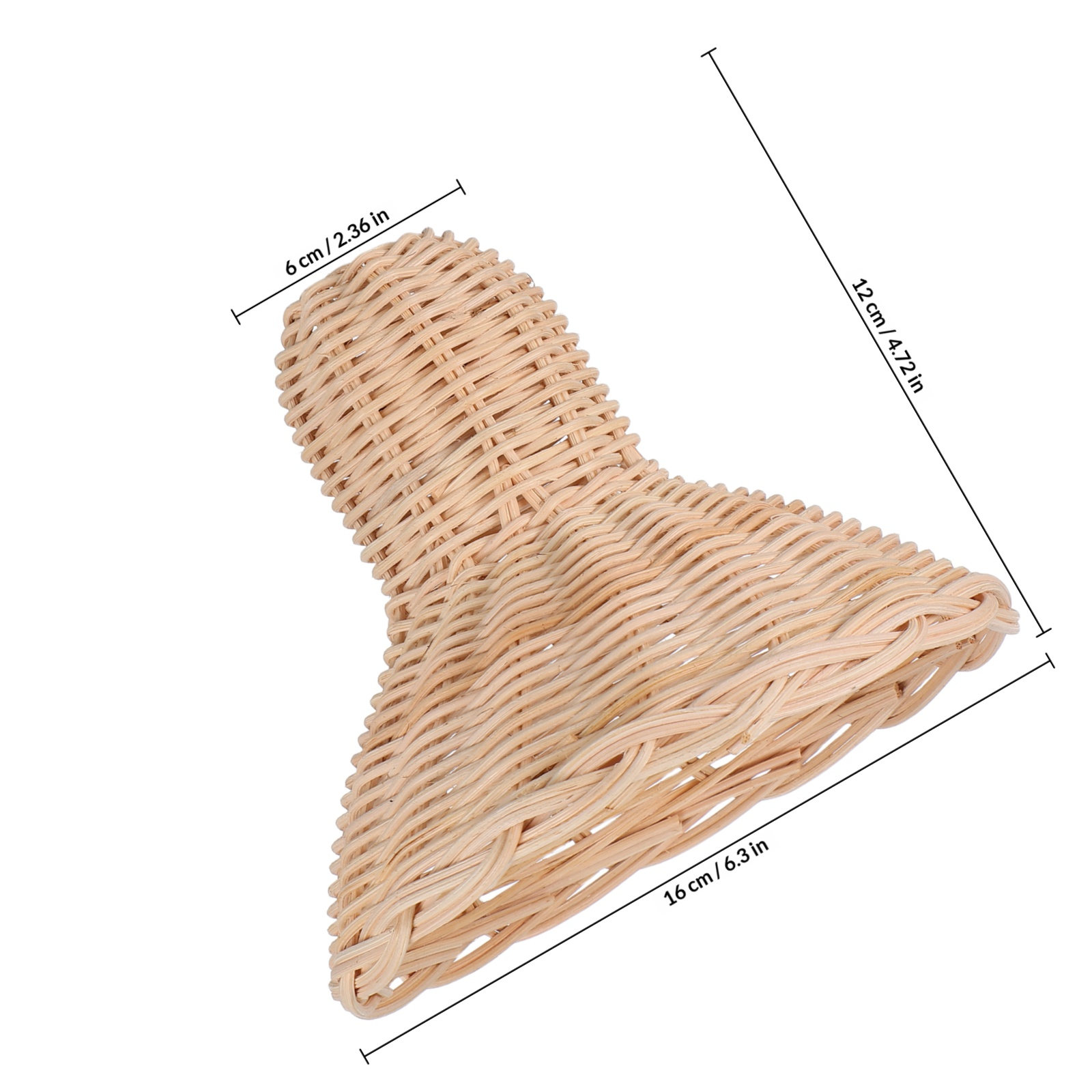 Rattan-Lampenschirm, handgeweb – Wicker Pendant Shade Bewertung und Preis