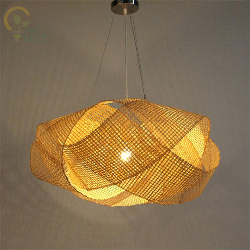 Neue chinesische Bambus Wicker – Wicker Pendant Shade Bewertung und Preis